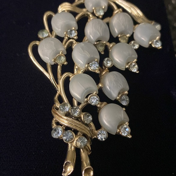 Vintage signed STAR Rhinestone Brooch - Picture 3 of 5